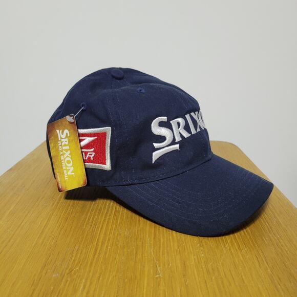 SRIXON Z-STAR PROMO Golf Baseball Cap Hat Adjustable Strapback Navy Blue NEW - Picture 3 of 11